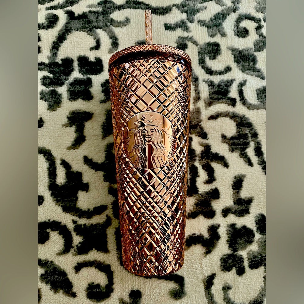 Starbucks Rose Gold 24oz Tumbler. New with tags (limited, sold out edition)